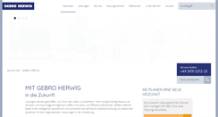 Desktop Screenshot of gebro-herwig.de