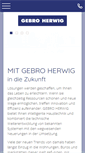 Mobile Screenshot of gebro-herwig.de